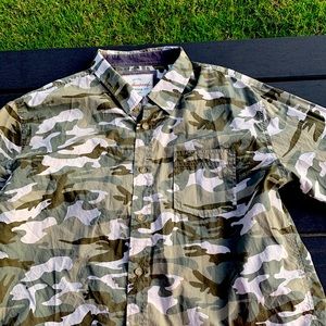 Original Weatherproof Vintage camouflage casual shirt